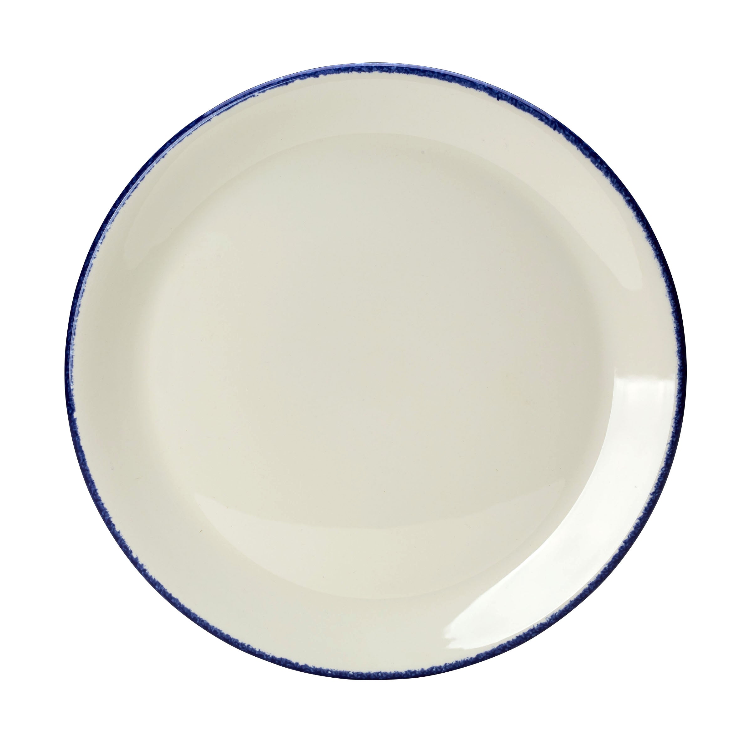 Taste Coupe Plate 8.0" Dia. Blue Dapple