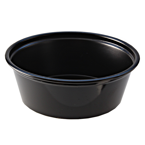 Portion Cup, 2oz, Black
