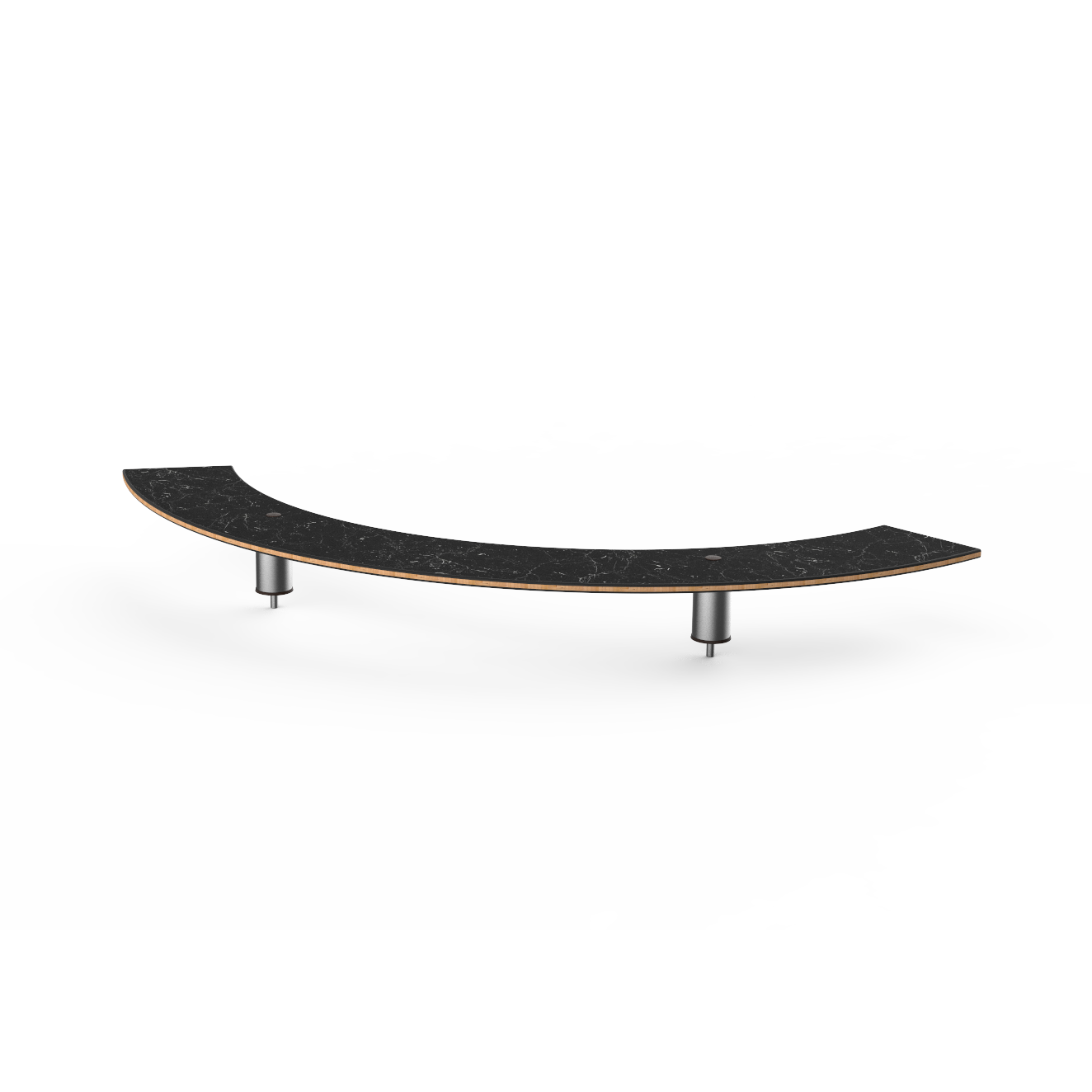 Creative Curved Outer Shelf L 76.0" W 27.5" Modular