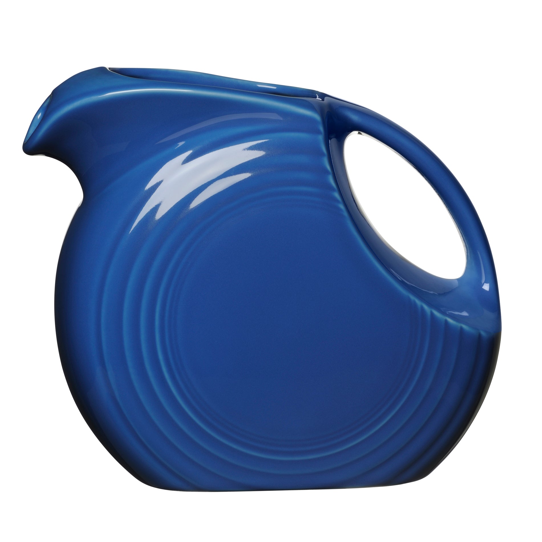 Disc Pitcher L 11.5" W 4.25" (2.0 Qt) Fiesta Lapis