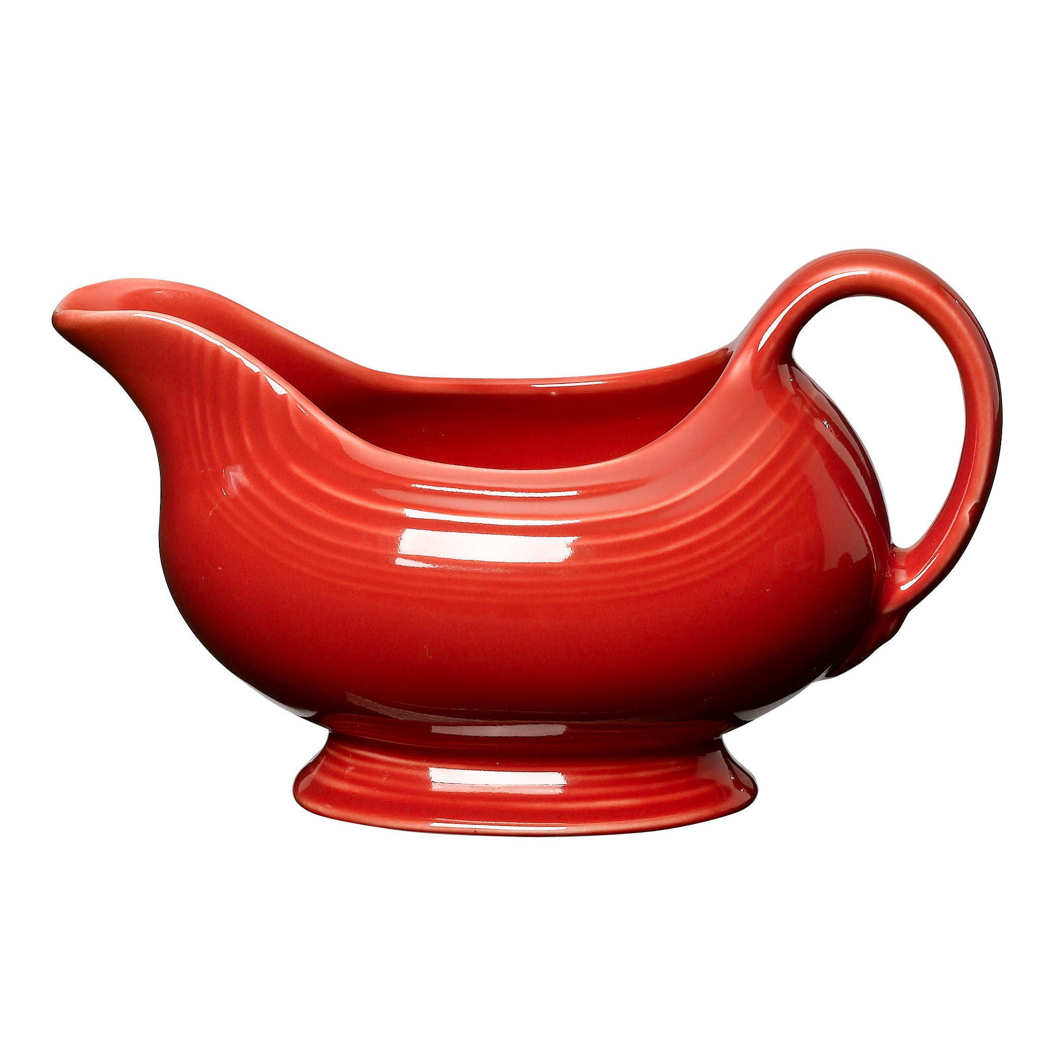 Sauceboat L 8.0" W 4.25" (18.5 Oz) Fiesta Scarlet