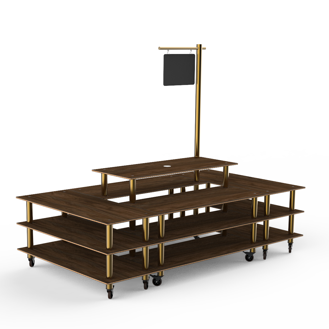 Market Square Station L 130.0" W 71.0" Modular