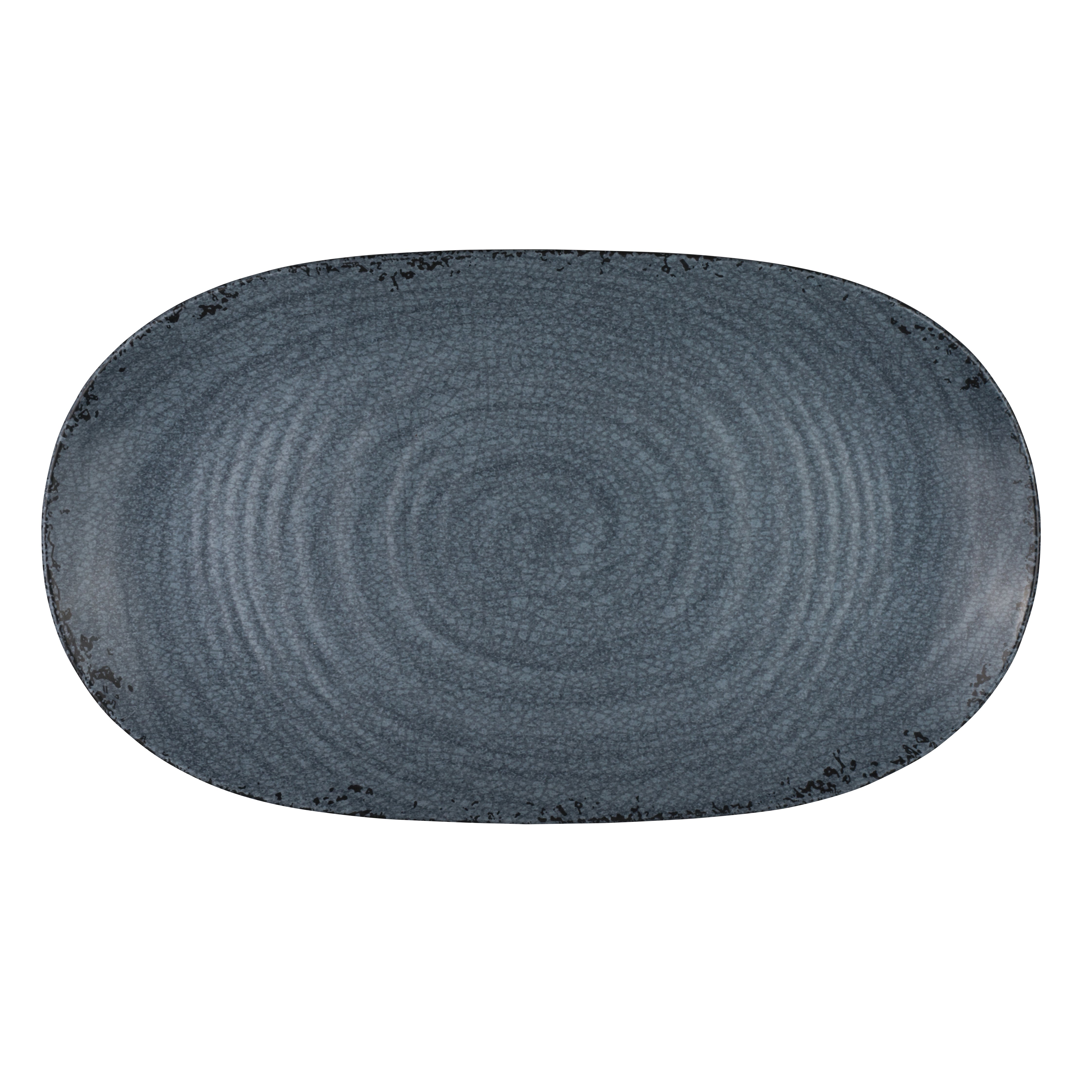 Platter L 14.0" W 8.0" Pompeii Slate
