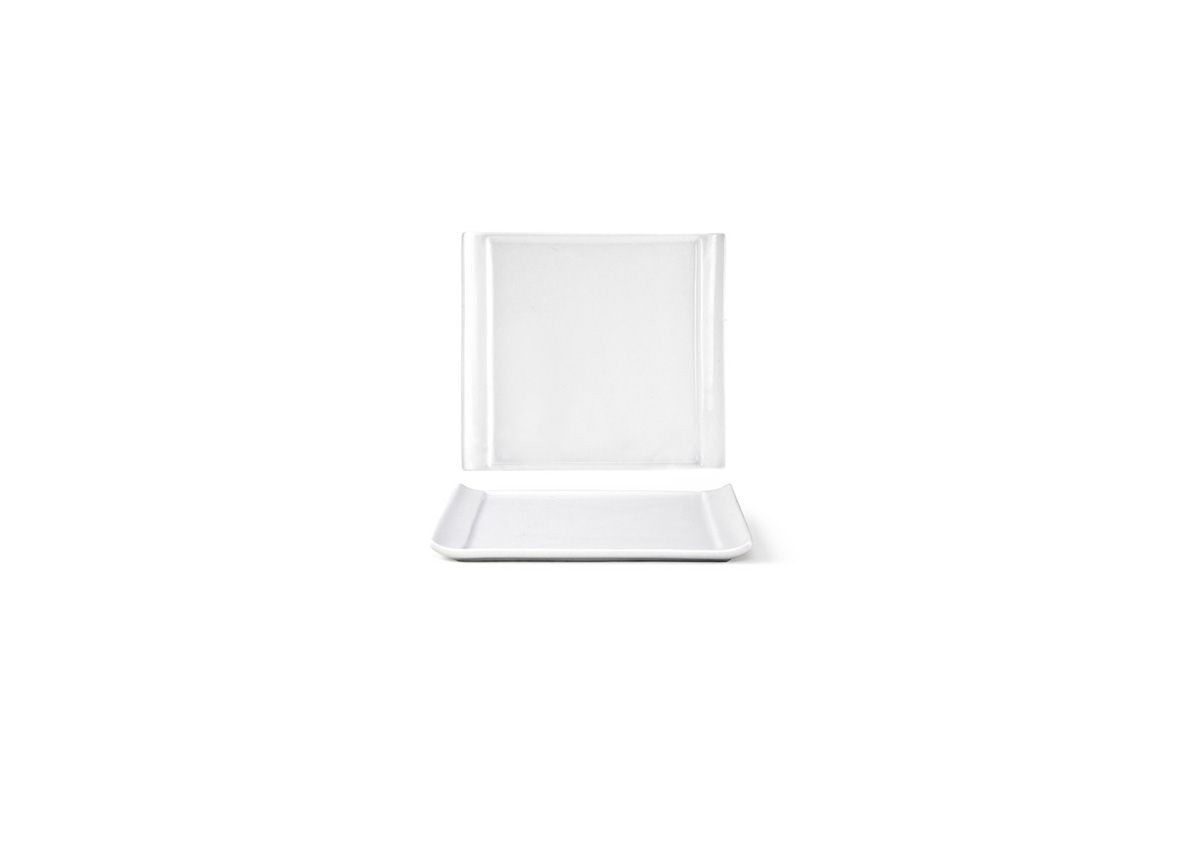 Nouvelle Plate, 5.5" x 5", White