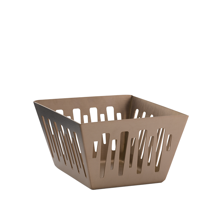 Sugar Packet Holder in Silver Stainless, Gold