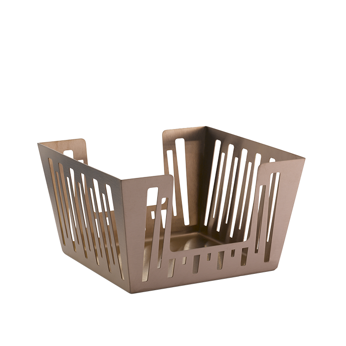 Napkin Holder in Silver Stainless, Gold