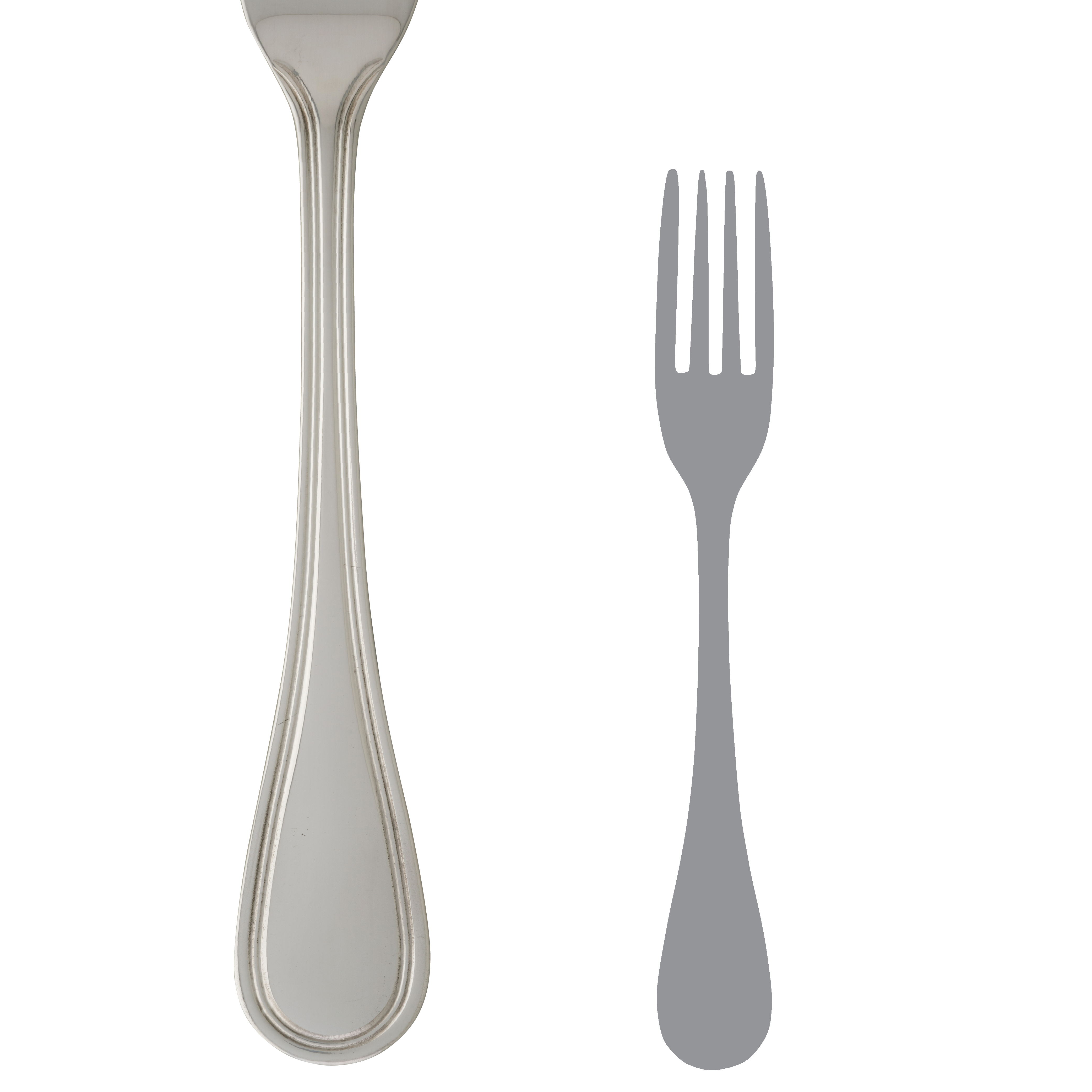 Dinner Fork L 8.25" Contour
