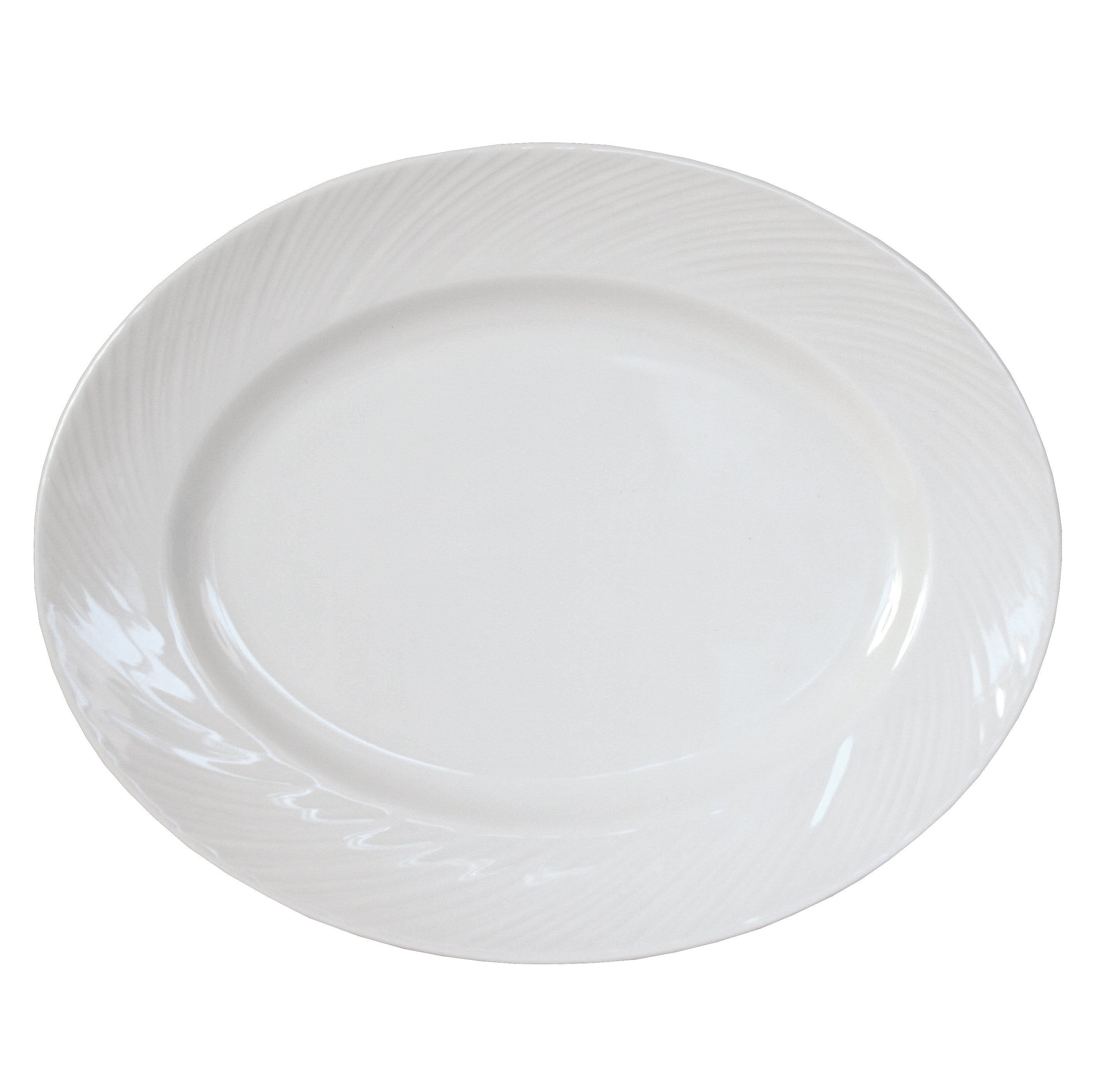 Oval Plate L 8.0" W 6.25" Spyro
