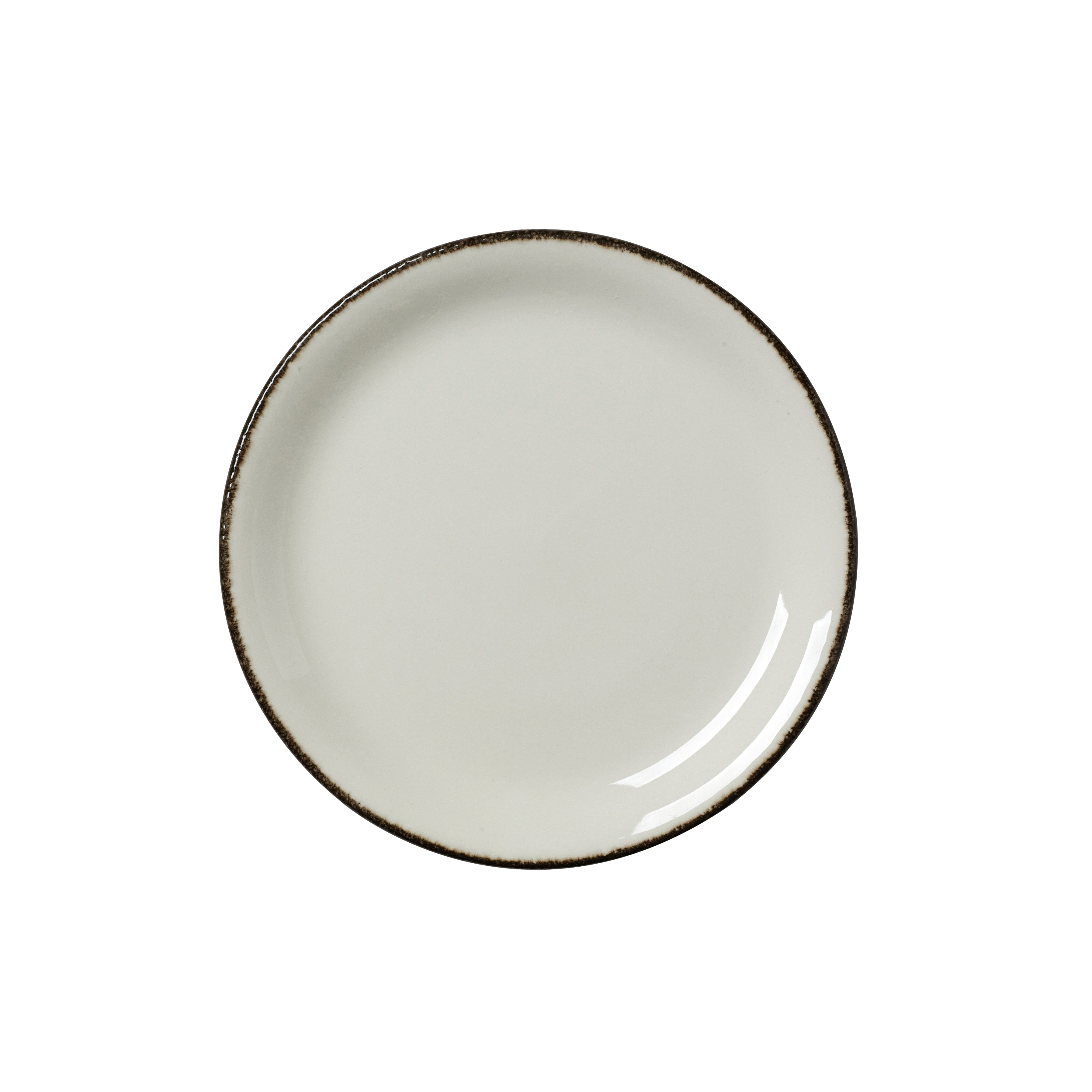 Taste Coupe Plate 8.0" Dia. Charcoal Dapple