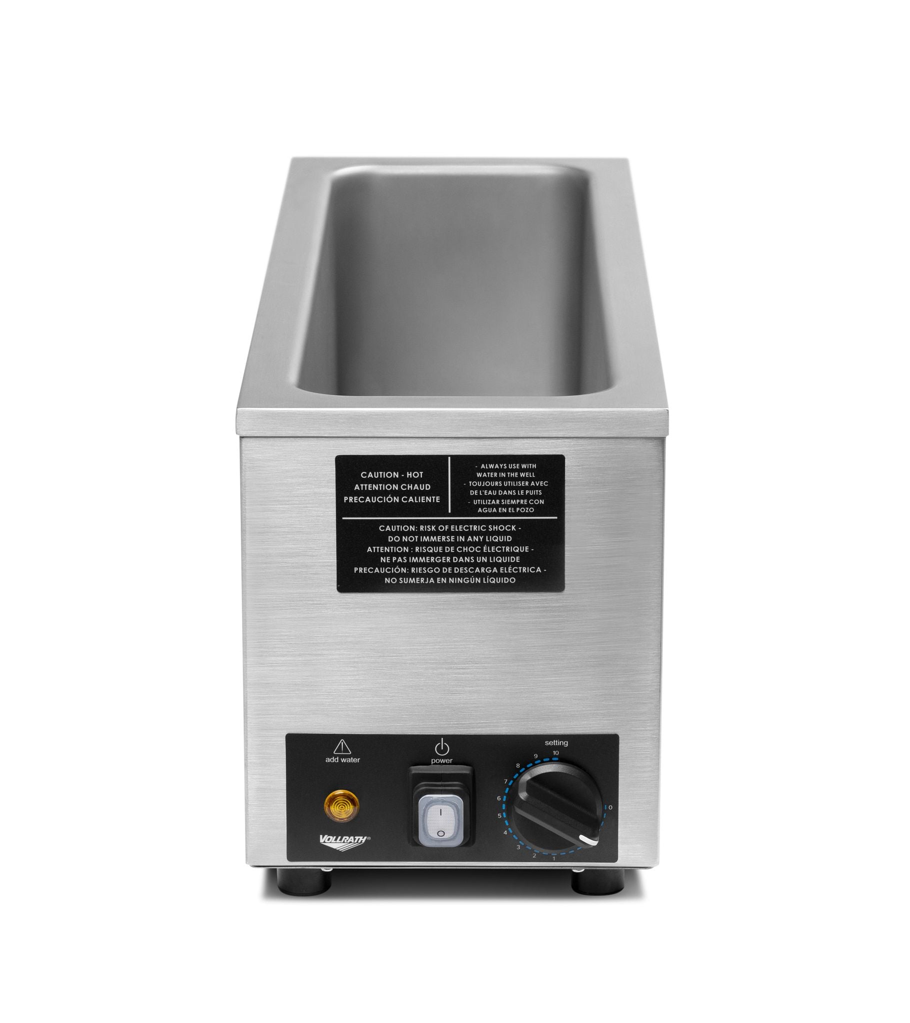 230-Volt Half-Size Long Countertop Warmer