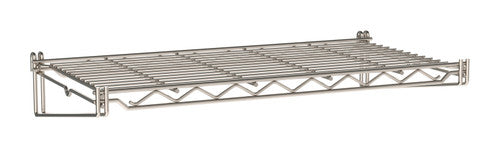 SmartWall Flat Grid Shelf 24" x 12" - Stainless Steel