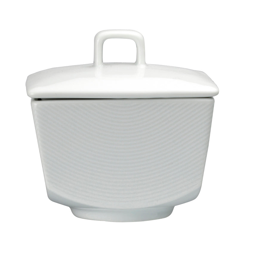 Sugar Bowl W/Lid L 4.0" W 4.0" (11.75 Oz) Vortex