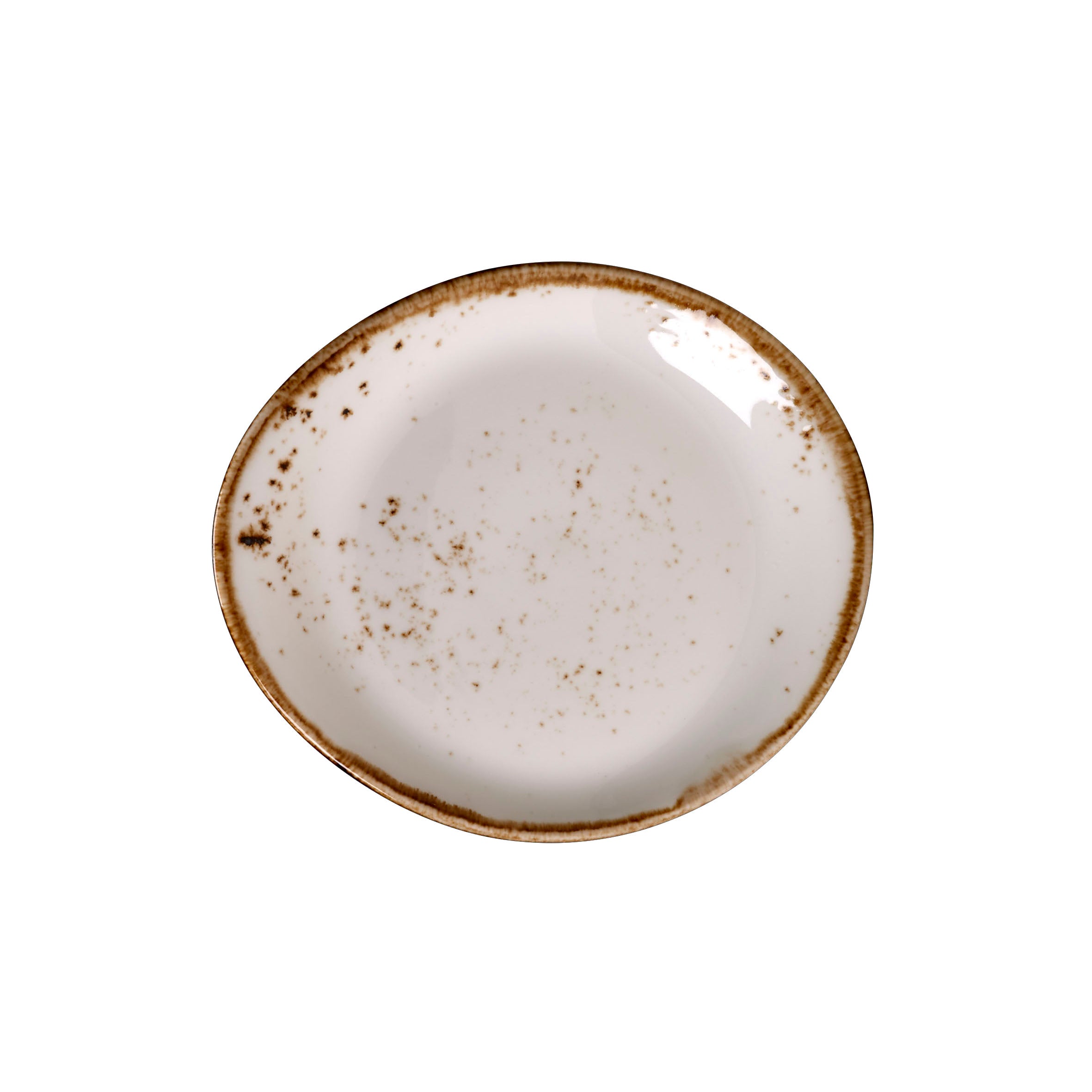 Plate L 6.0" W 5.25" Craft White