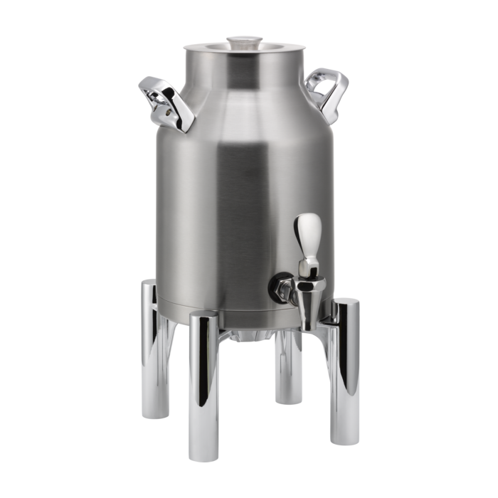 Thermo-Urn™ Dairy Dispenser 1.5-Gallon Vacuum Insulated Dispenser with Round Legs in Brushed Stainless