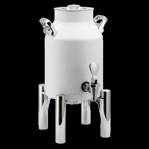 Thermo-Urn™ Dairy Dispenser 1.5-Gallon Vacuum Insulated Dispenser with Round Legs in White