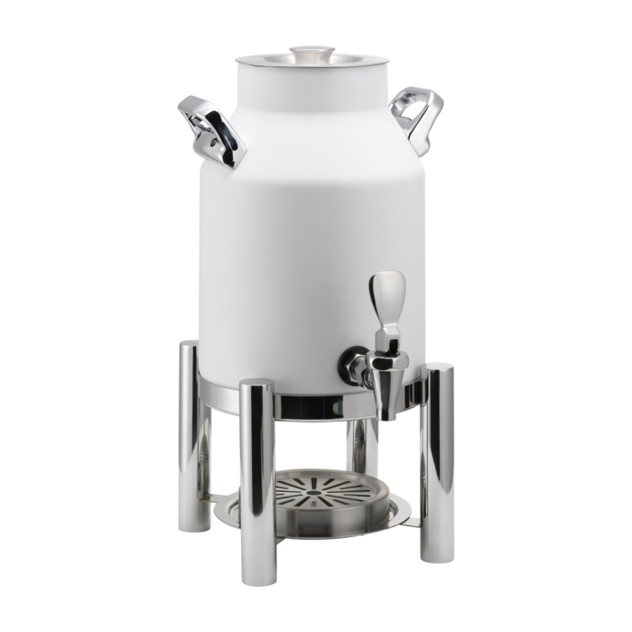 Thermo-Urn™ Dairy Dispenser 1.5-Gallon Vacuum Insulated Dispenser with Stand in White