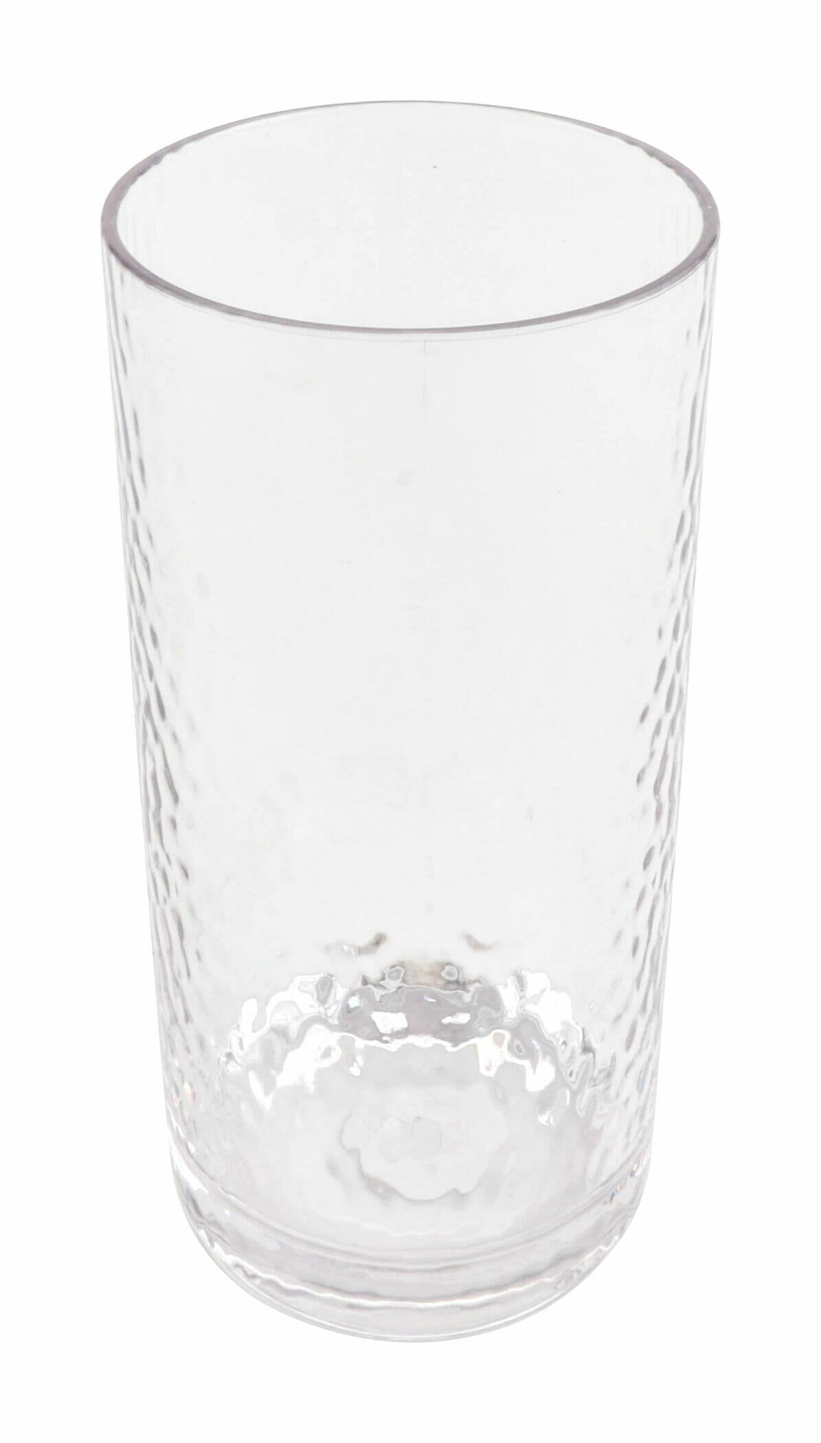 Hammered 20 oz. Cooler Cup, Clear