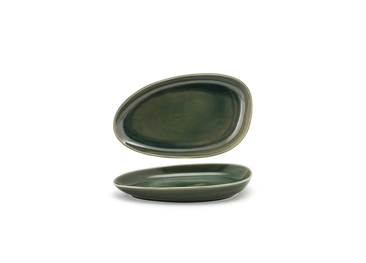 Kiln 11” x 7” Leek Oval Plate