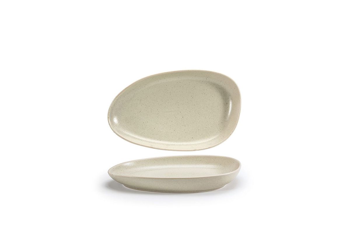 Kiln 11” x 7” Mushroom Oval Plate