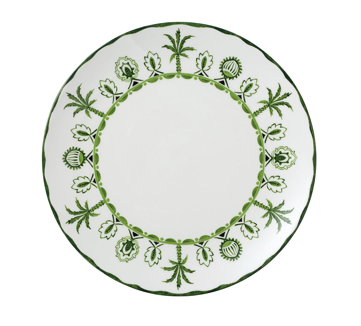 Coupe Plate 10.5" Dia. Sultans Garden