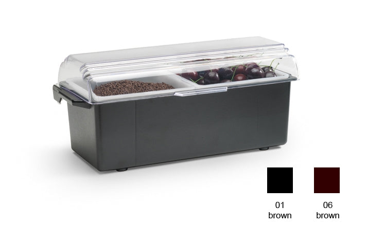 Traex® Kondi-Keeper™ Plastic Condiment Dispensers with Quart Inserts