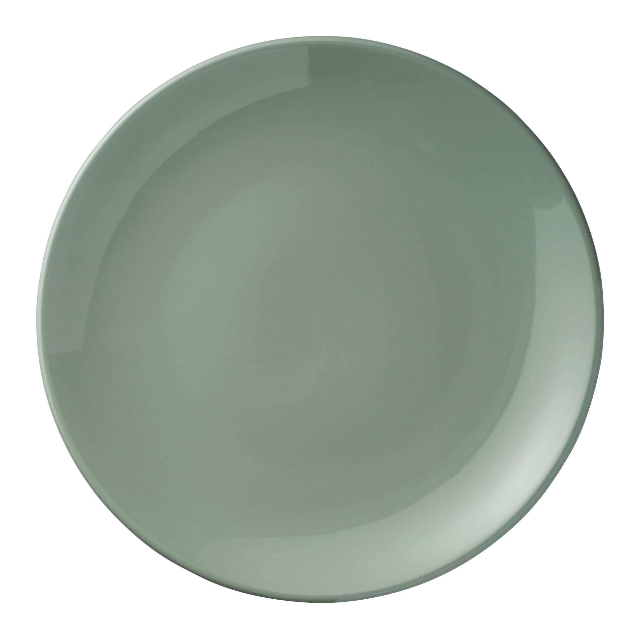 Porcelana 10.5" Round Coupe Plate, Moss