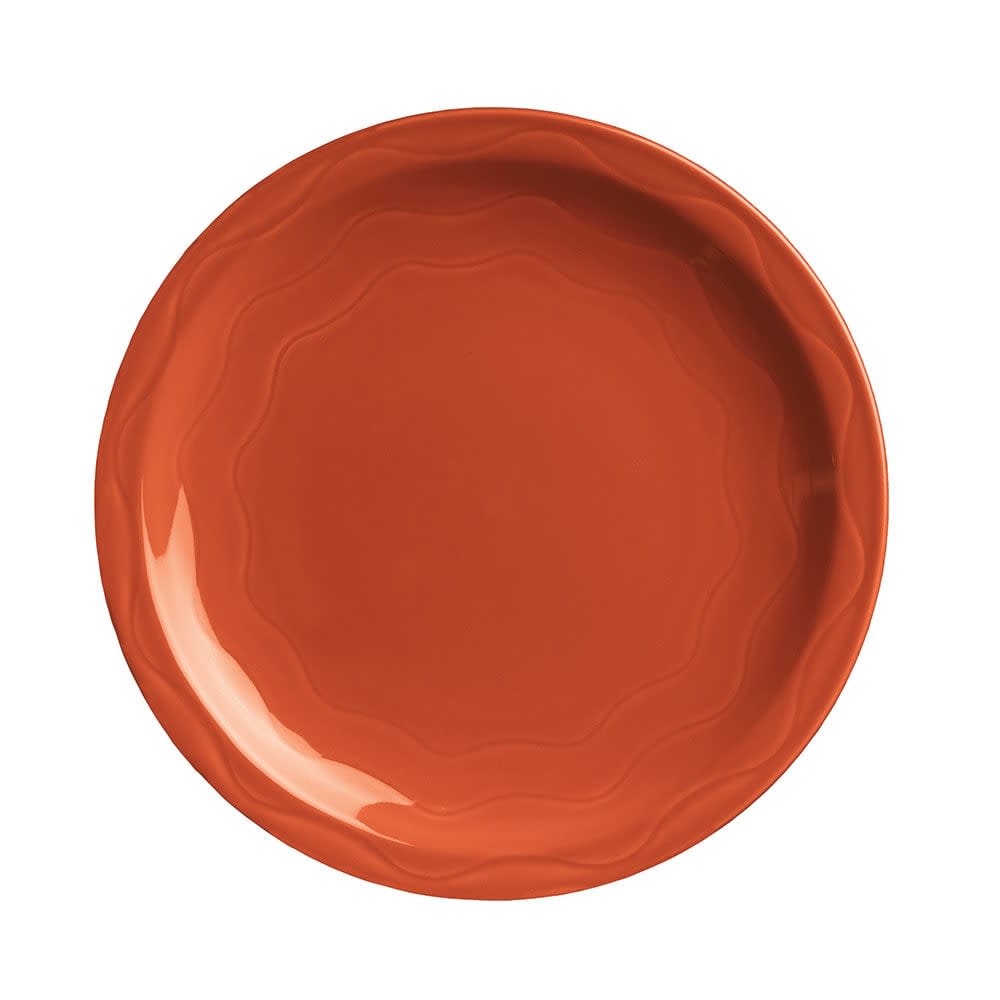 Cantina 7-1/4 in. Cayenne Plate Carved Pattern