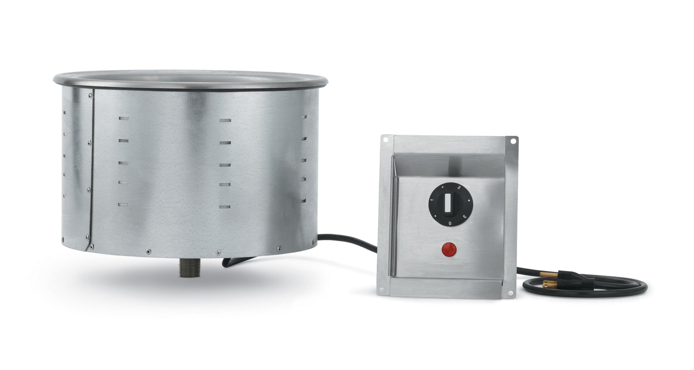 208 to 240 Volt 7-Quart Round Soup Well Modular Drop-In with Infinite Controls