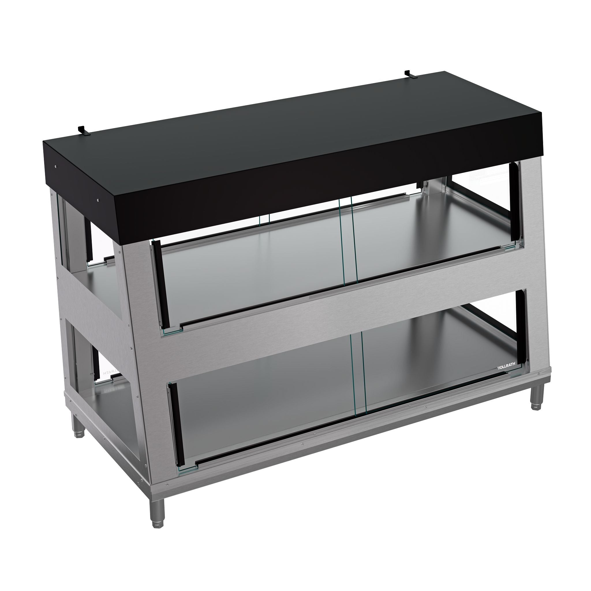 55-Inch-Wide 208-240-Volt 4-Pan Humidity-Controlled Hot Food Display Case