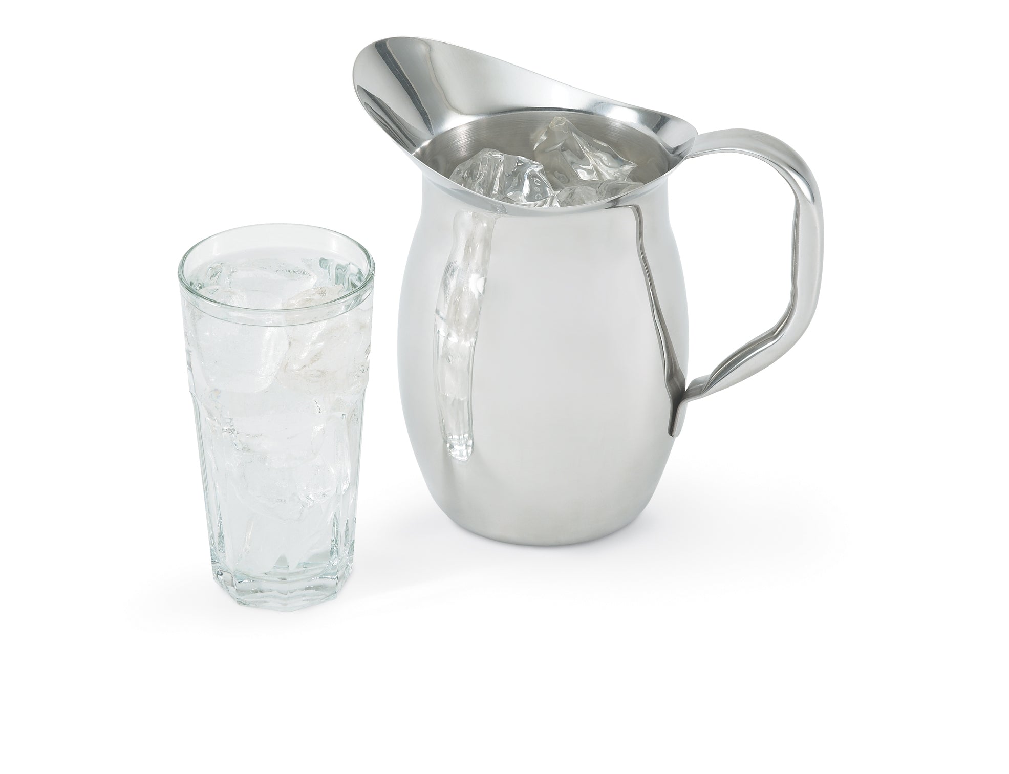 2.12 QT Bell Shaped Pitcher With Mirror Finish