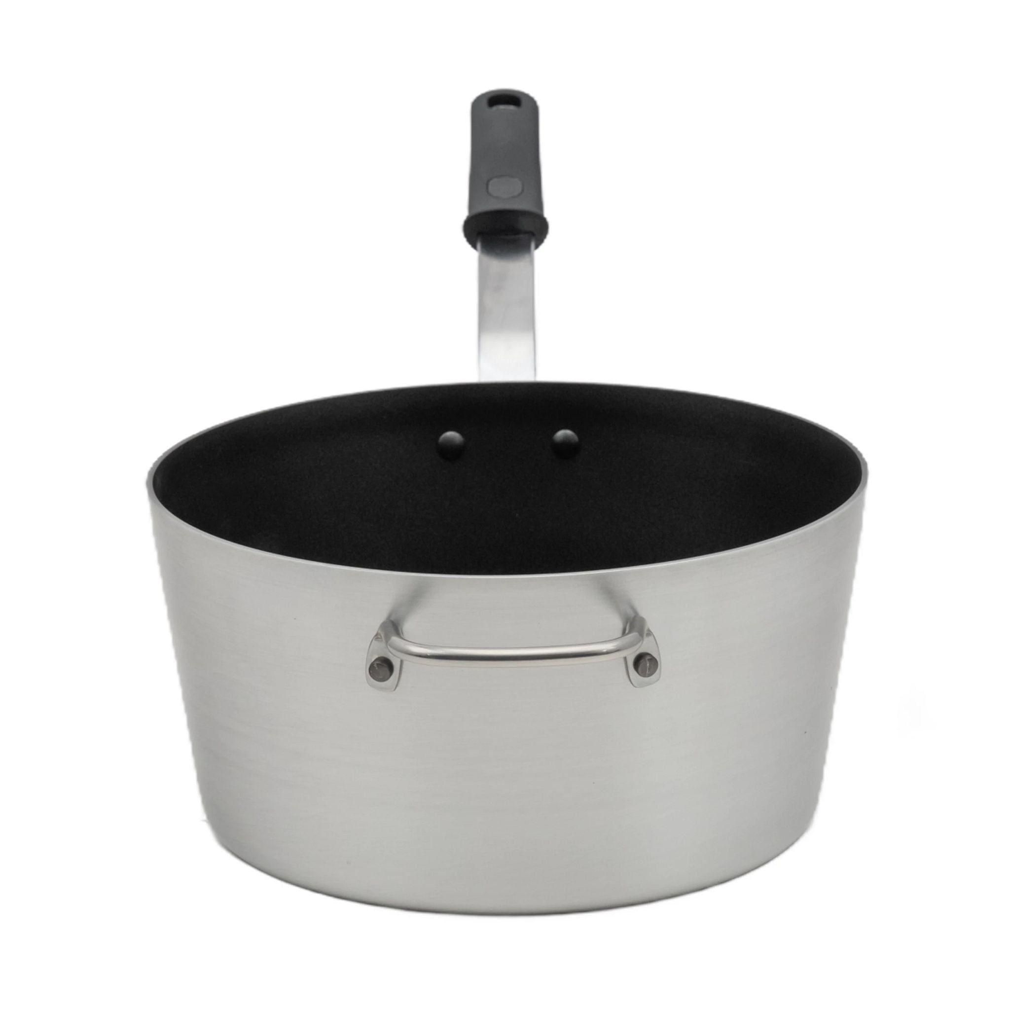 8 ½-Quart Wear-Ever® Tapered Aluminum Saucepan with Steelcoat X3™ Nonstick Coating and Silicone Handle