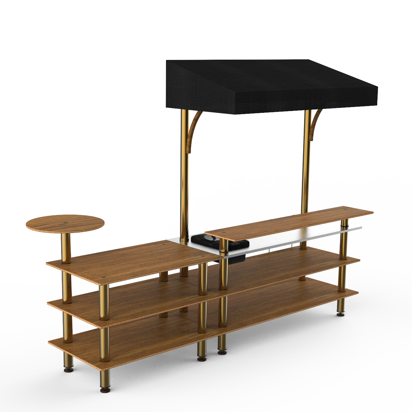 Mixology Bar Station L 125.0" W 41.0" Modular