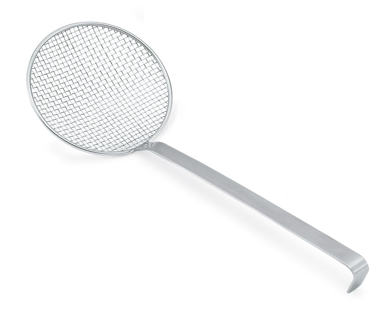 Heavy-Duty Long Handle Wire Mesh Skimmer with 9.7-IN diameter