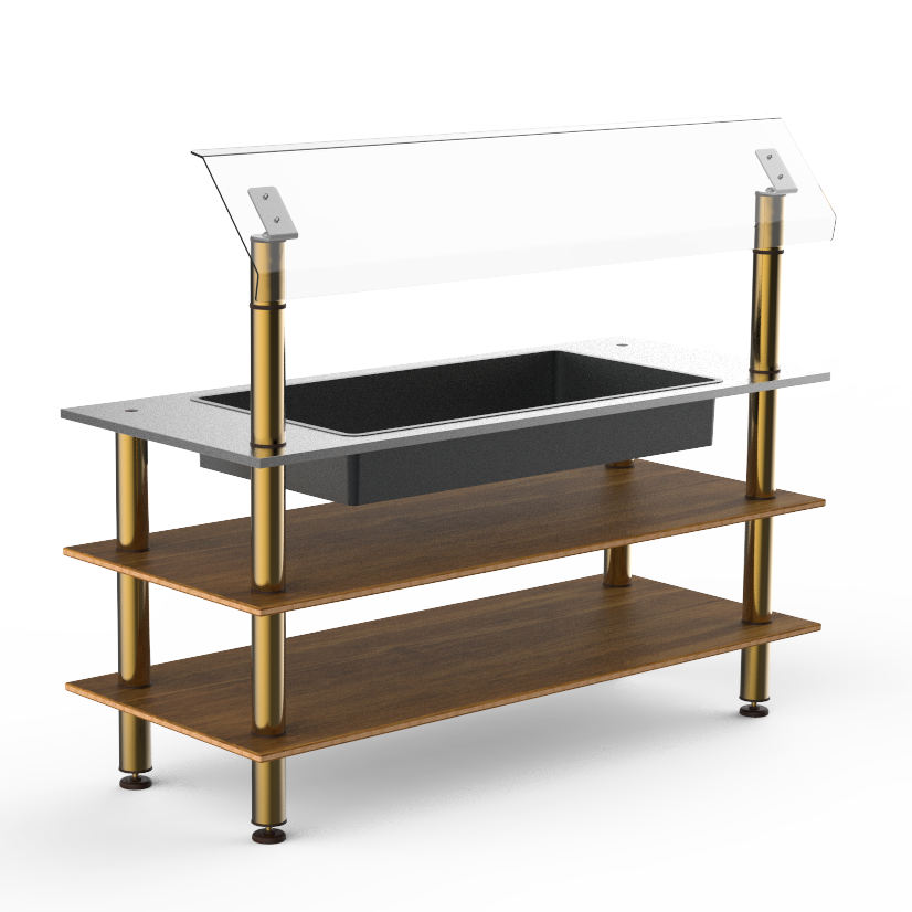 Classic Chilled Station L 71.0" W 29.5" Modular