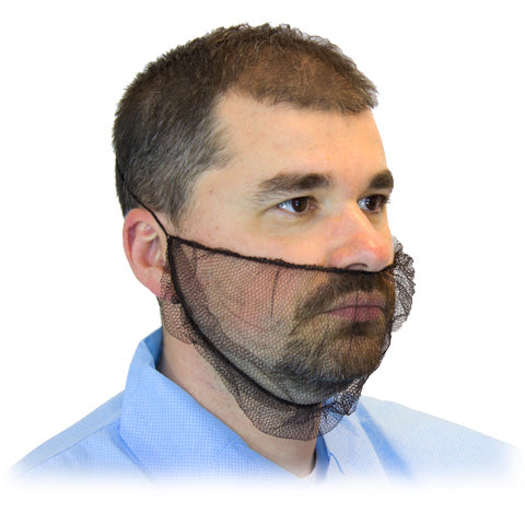 White ​Polyester ​Beard ​Net