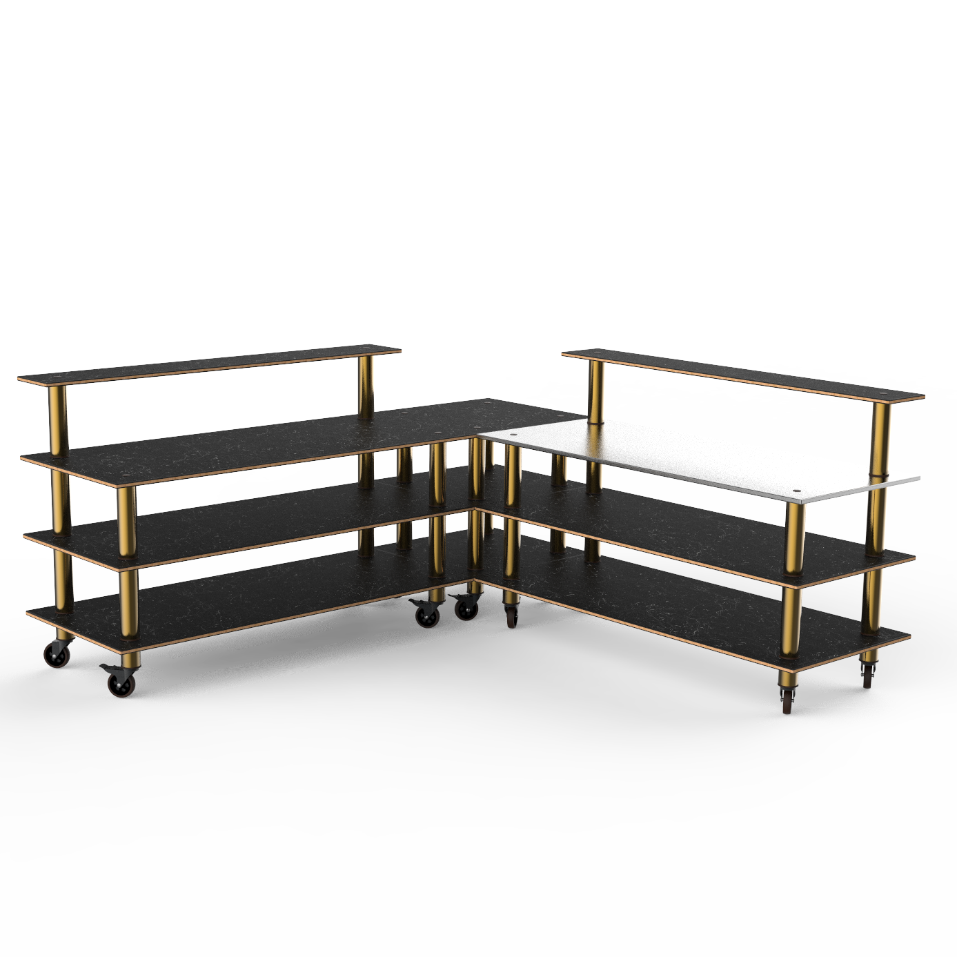 Pro Corner Station L 100.5" W 100.5" Modular