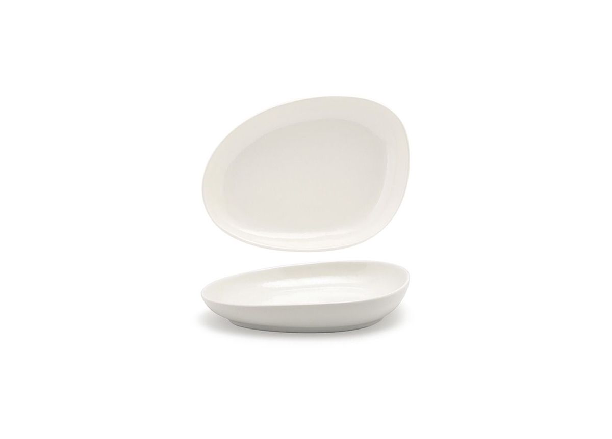 Kiln 8” x 6” Vanilla Bean Oval Plate