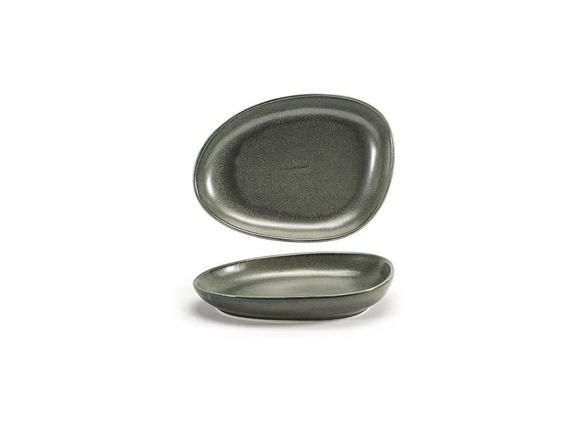 Kiln 8” x 6” Sage Oval Plate