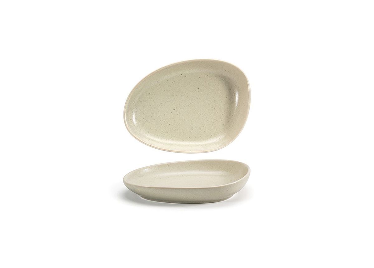 Kiln 8” x 6” Mushroom Oval Plate