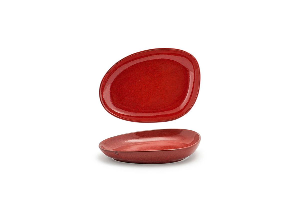Kiln 8” x 6” Chili Oval Plate