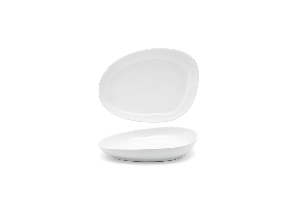 Kiln 8” x 6” White Oval Plate