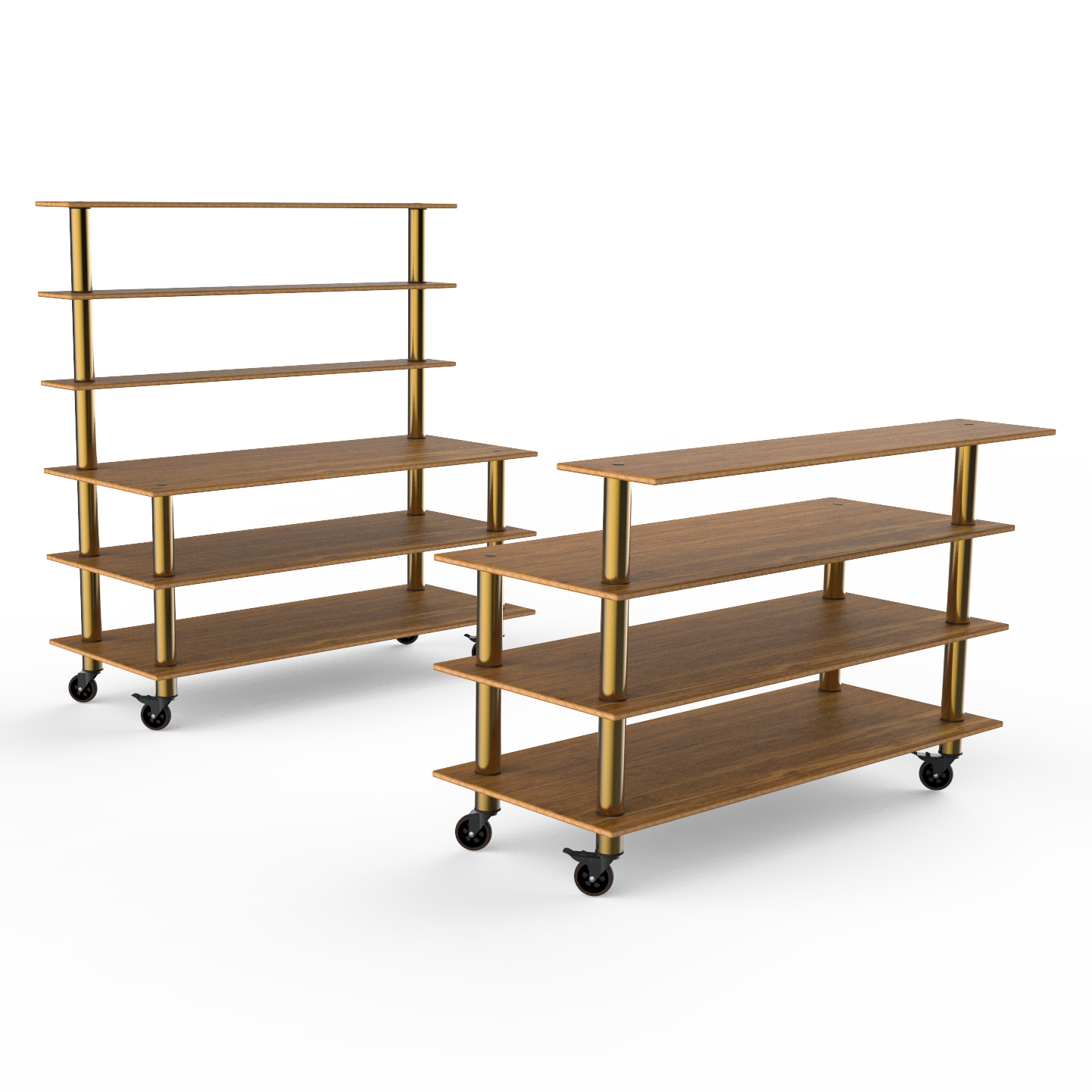 Single Wine Bar Combo Station L 71.0" W 103.5" Modular