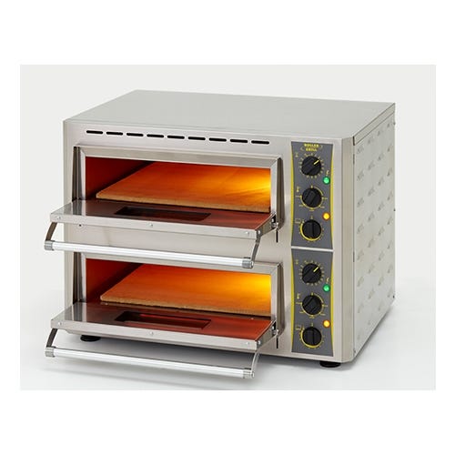 Roller Grill Pizza Oven, countertop, electric, double-deck, 208/240v