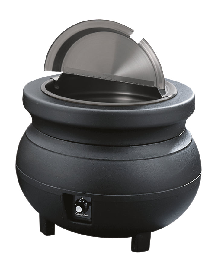 7-quart 120-volt Cayenne® 1776 & 1777 Colonial Kettle™ rethermalizer in black