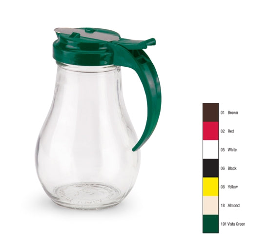 Server with Glass Jars and Plastic Tops 14 OZ
