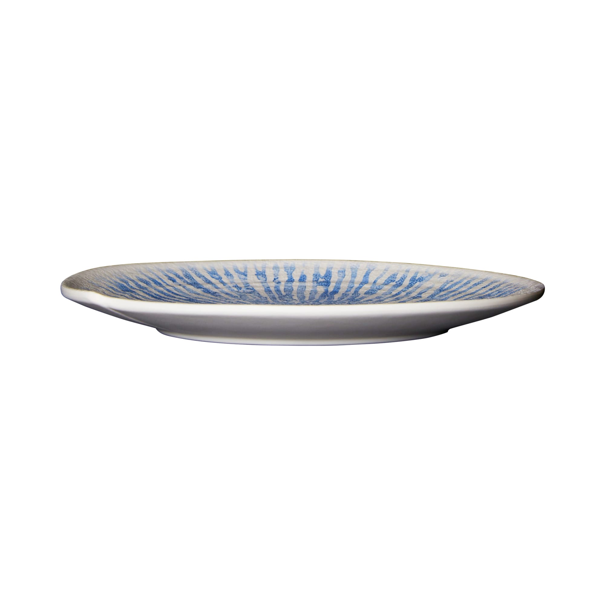 Elite Global Solutions Catalina 8-7/8" Irregular Round Melamine Plate, Light Blue