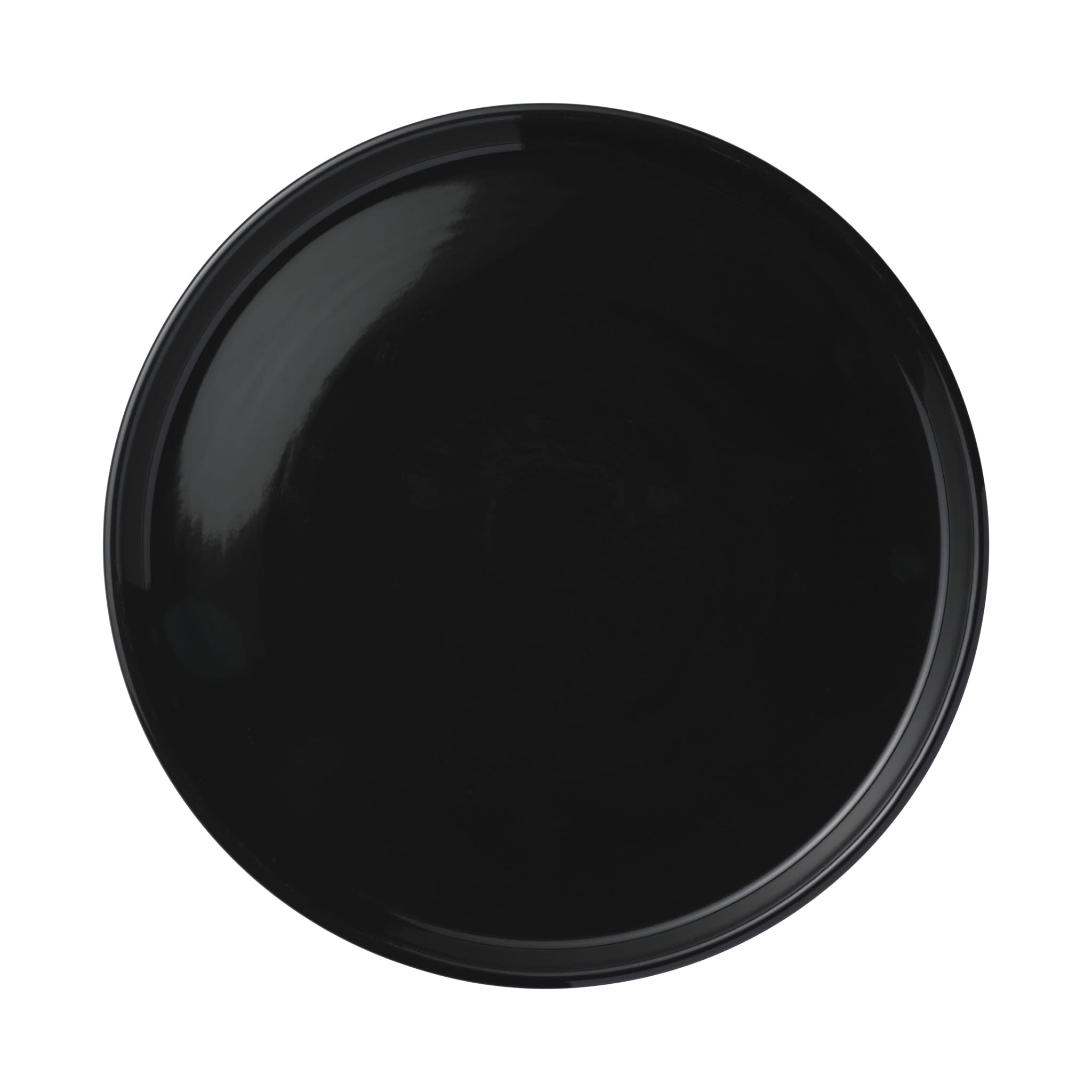 Porcelana 7.75" Stacking Plate, Black