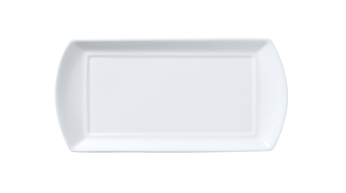 Rectangle Tray L 9.75" W 5.0" Classic Whites