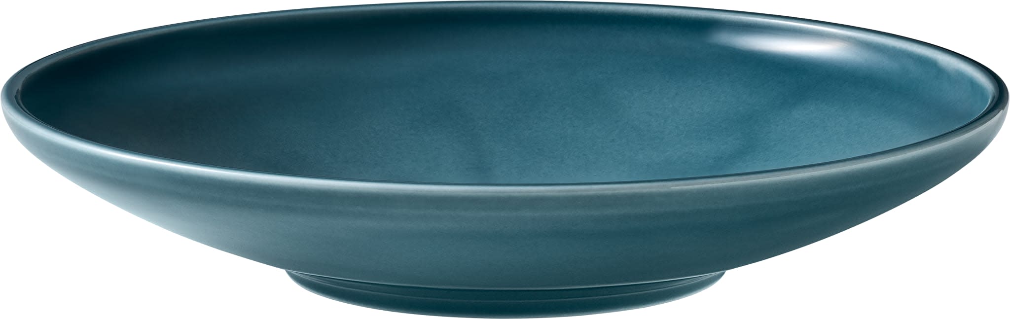 Companion Deep Coupe Plate, 50.7 oz., Petrol Blue