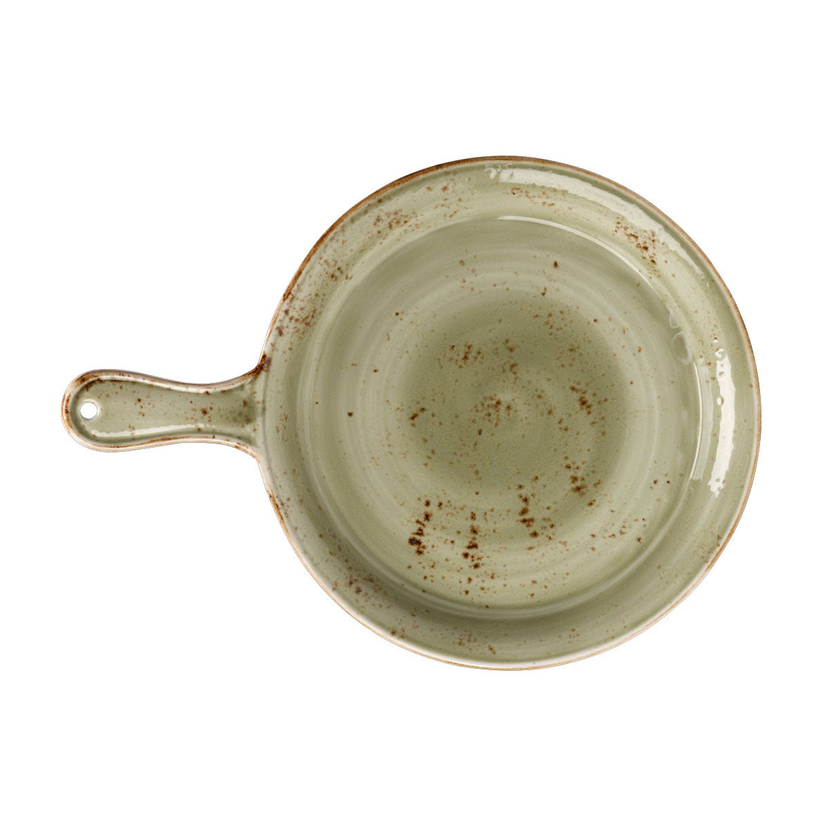 Presentation Pan 10.0" Dia. L 10.0" W 7.0" (1.0 Qt) Craft Green